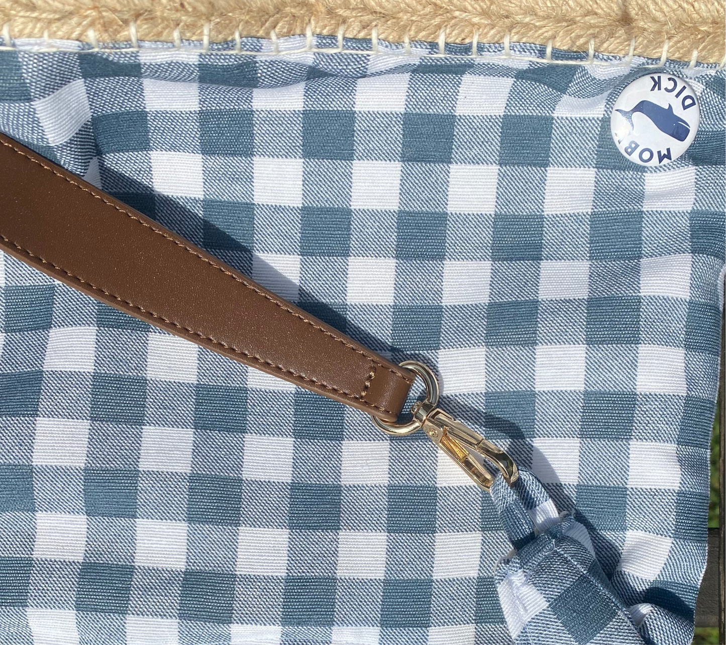 Bolso Calabazas con asa de cuero