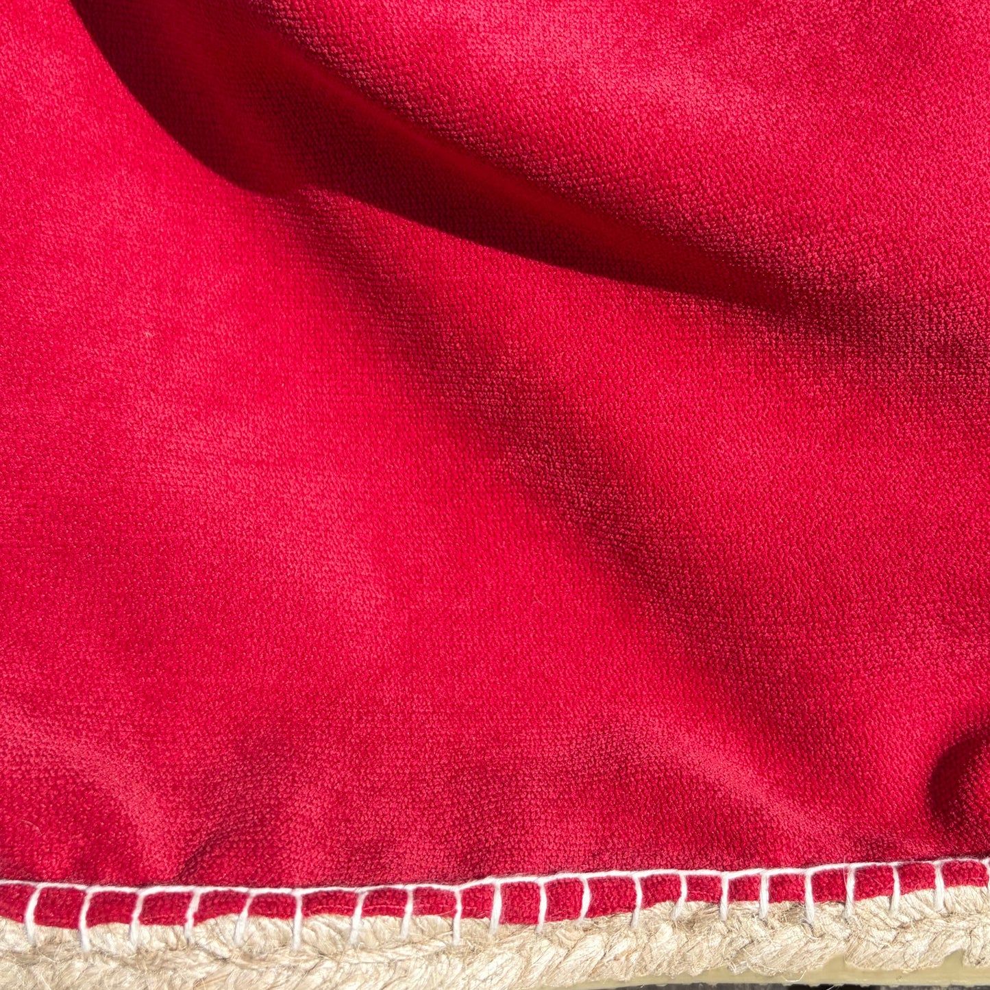 Bolso rojo terciopelo
