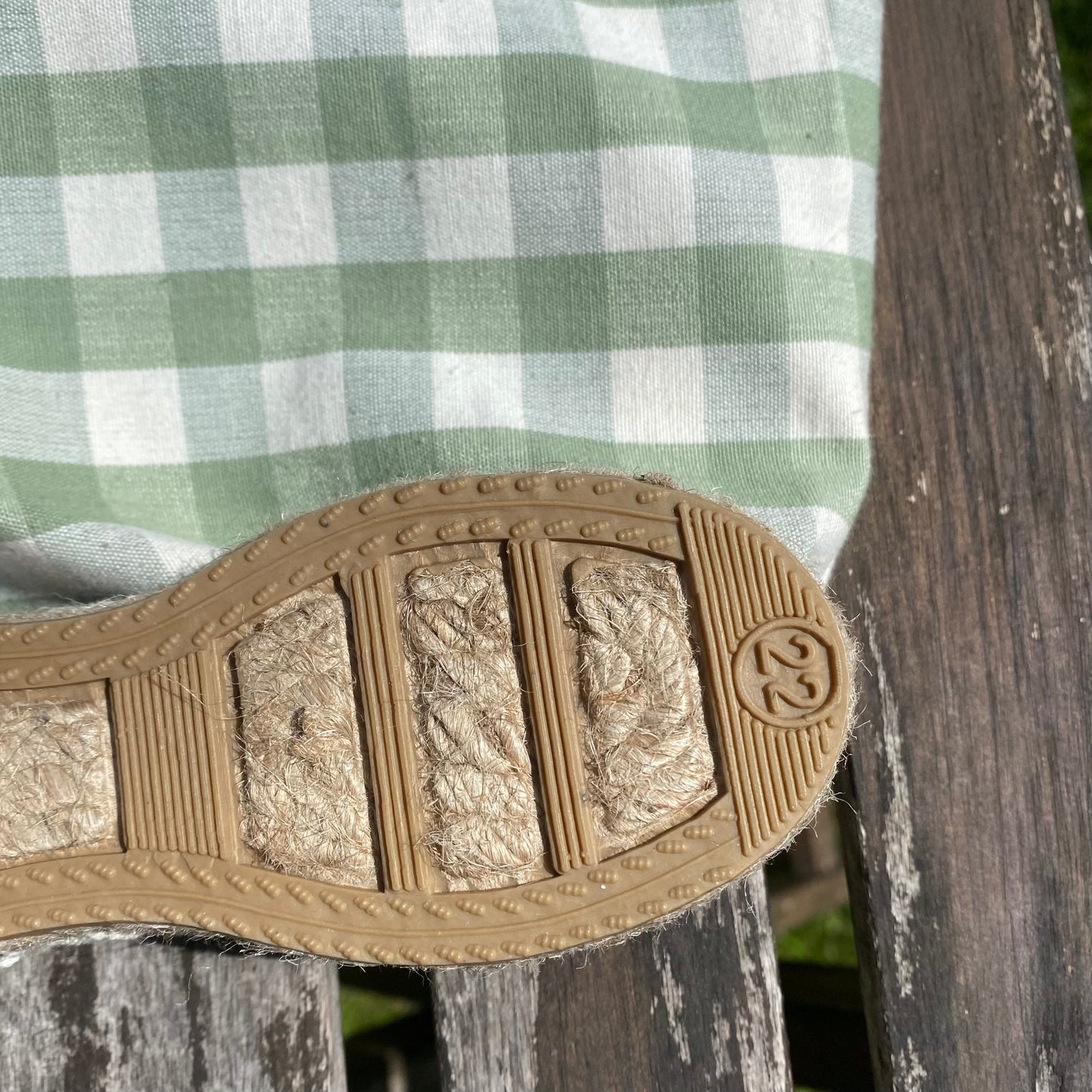 Mod. Basket Mini Vichy Verde