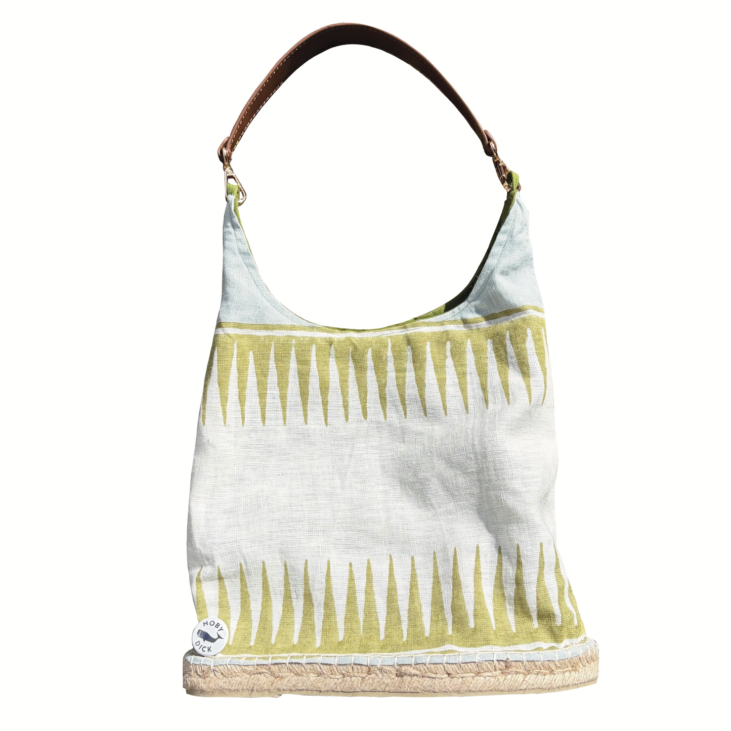 Bolso verano con asa de cuero