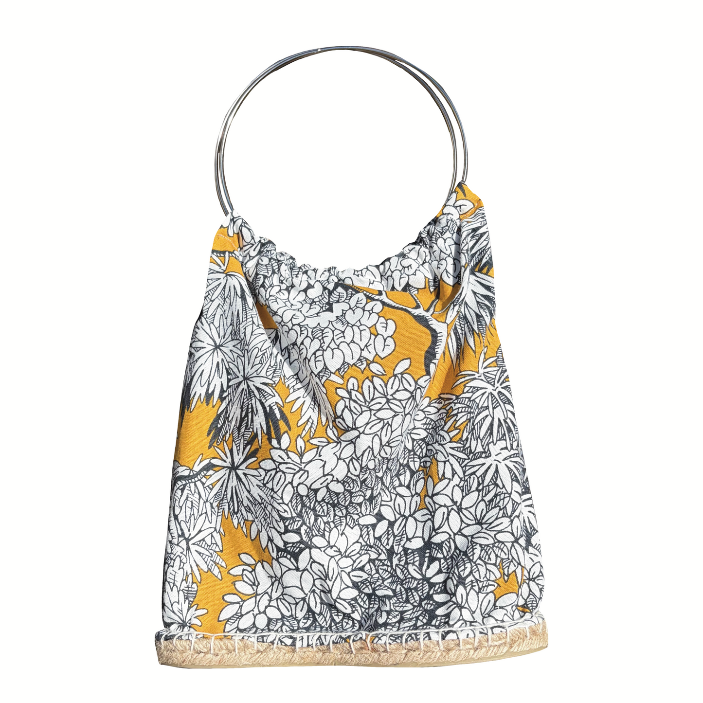 Bolso flores amarillas
