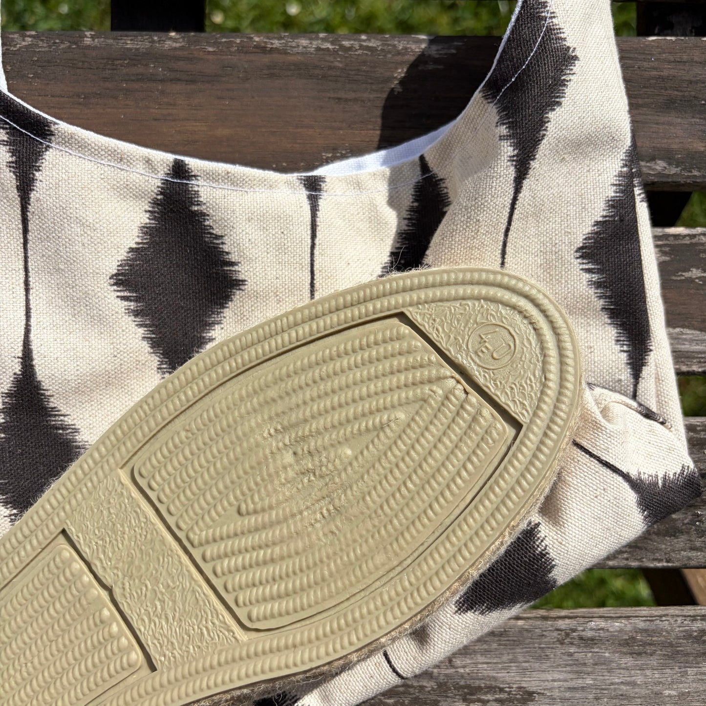 Bolso B&W con asa de cuero