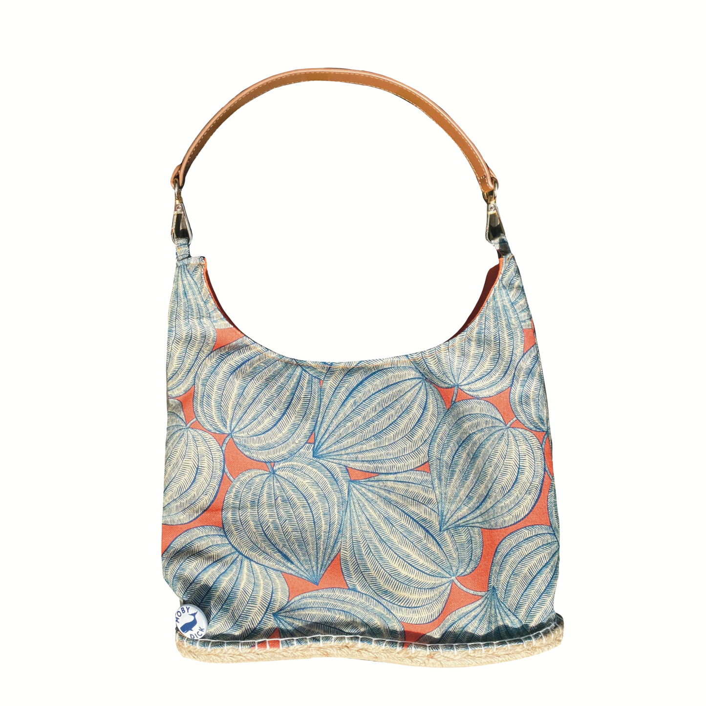 Bolso Calabazas con asa de cuero