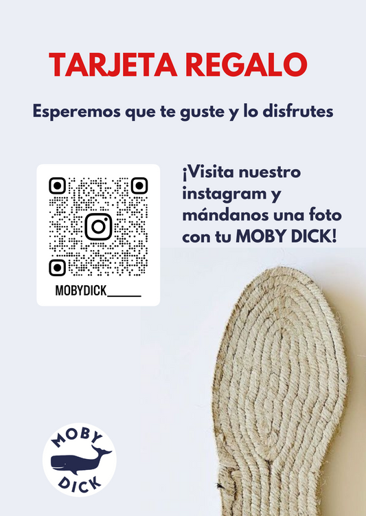 TARJETA DE REGALO MOBY DICK