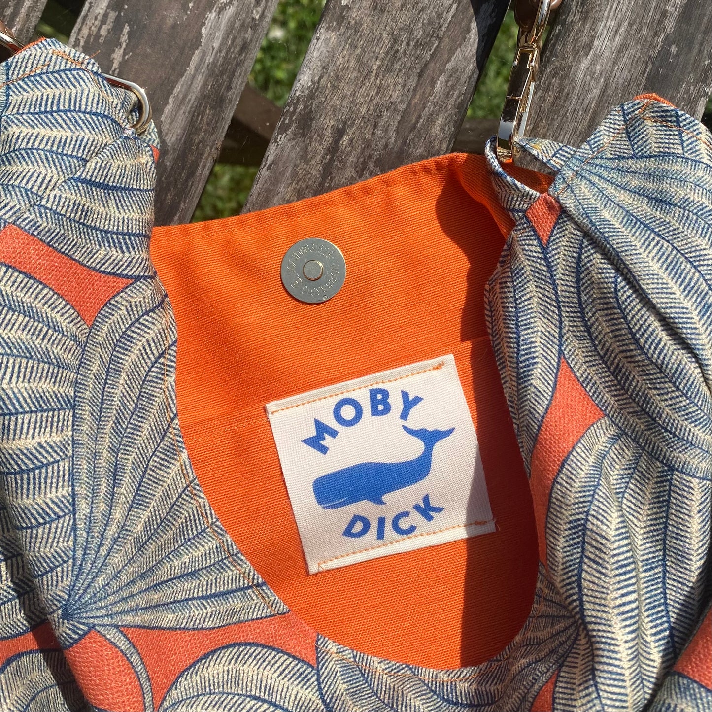 Bolso Calabazas con asa de cuero