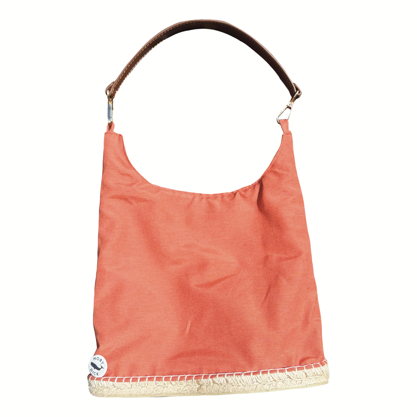 Bolso caldera con asa de cuero